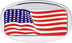 Chrome Hitch Cover (US Flag)