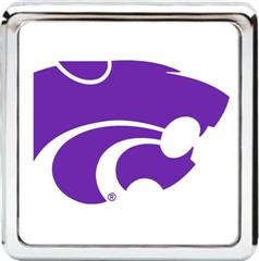 Collegiate Die Cast Chrome Hitch Cover (Kansas State)