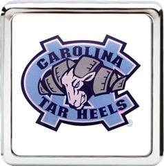 Collegiate Die Cast Chrome Hitch Cover (North Carolina Tarheels)