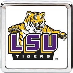 Collegiate Die Cast Chrome Hitch Cover (LSU)