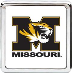 Collegiate Die Cast Chrome Hitch Cover (Missouri)