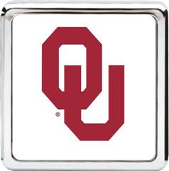 Collegiate Die Cast Chrome Hitch Cover (Oklahoma Sooners)