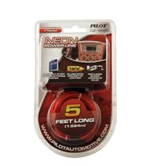 Neon Power Line (EL String light) 5 feet Long 12 volt - Red