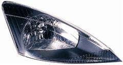 00-04 Ford Focus, Black Head Lamp