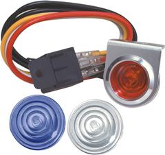 Push Button Ignition Starter Switch w/ Blue, Green, Red Button Covers