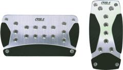 RS-1 Tuning Anodized Silver Pedal w/ Real Carbon Fiber (2 Pc.)