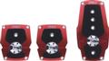 RS-1 Tuning Anodized Red Pedal with Anti-Slip Surface (3 Pc.)