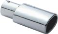 Chrome Oval Style Exhaust Tip, 2-1/8" x 6"