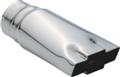 Chrome "Bow-Tie" Exhaust Tip, 3-1/4" x 9", Licensed by GM