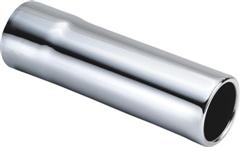 Chrome Rolled Exhaust Tip, 2-5/8" x 9"