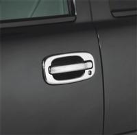 4 Door Handle Trim Chevy Avalanche 02-03 with Passenger Keyhole