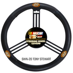 NASCAR Leather Steering Wheel Cover - Tony Stewart #20