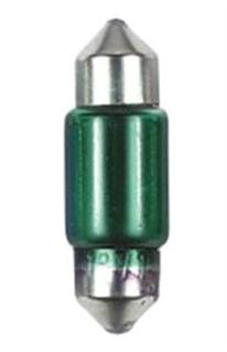 3175 Applications, Green Coated Bulb - Pair