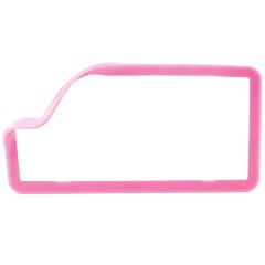 Pilot Automotive Soft Urethane License Plate Frame; Pink